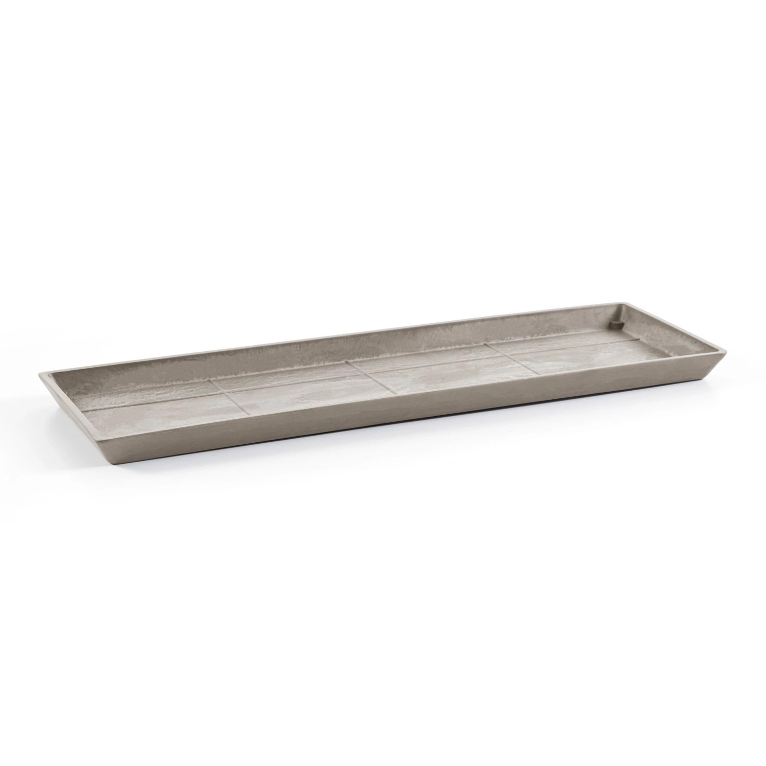 Ecopots Untersetzer Eckig Bruges Braungrau 47,5 cm x 19,5 cm x 2,5 cm