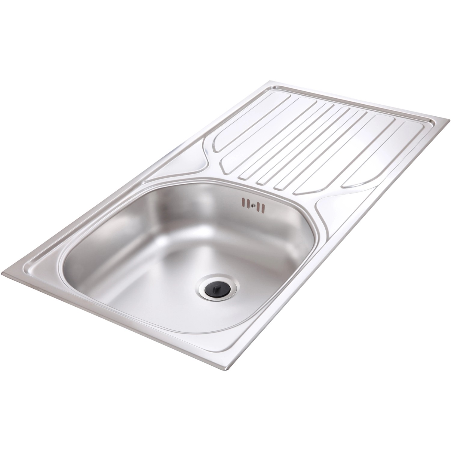 Edelstahl Einbauspüle für Respekta Winkelküche