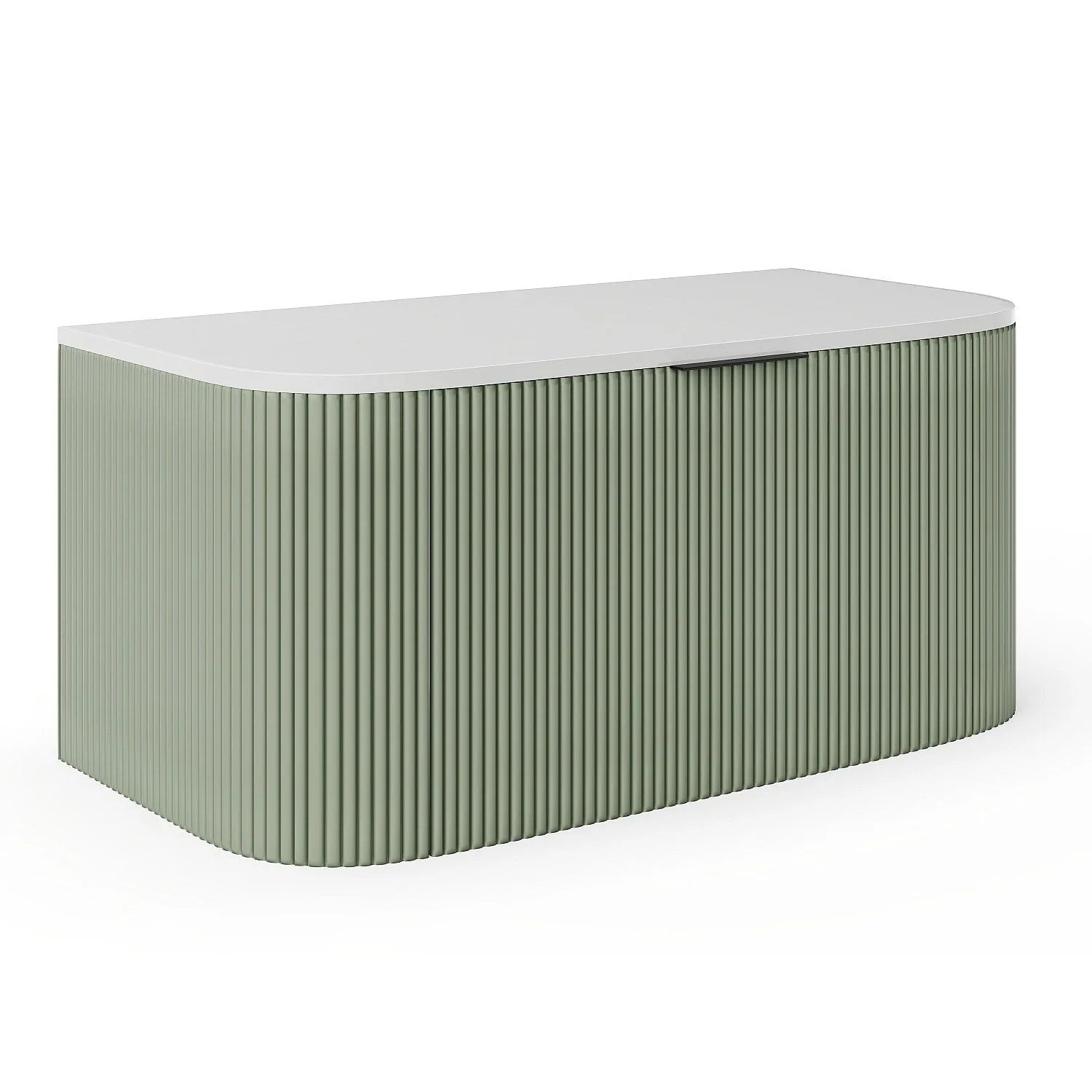 Vente-unique Waschbeckenunterschrank Lomeri Grün 99 cm