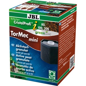 JBL TorMec CristalProfi i60/80/100/200 Filter Pellets im Karton, Aktiv-Torfgranulat für Aquarium Filter.