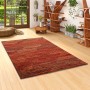 Pergamon Designer Teppich Samba in Terrakotta mit Farbverlauf, 140x200 cm. Kurzflorteppich im Wohnraum.