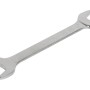 LUX Gabelschlüssel 21 mm x 23 mm Comfort, verchromt, aus Chrom-Vanadium-Stahl.