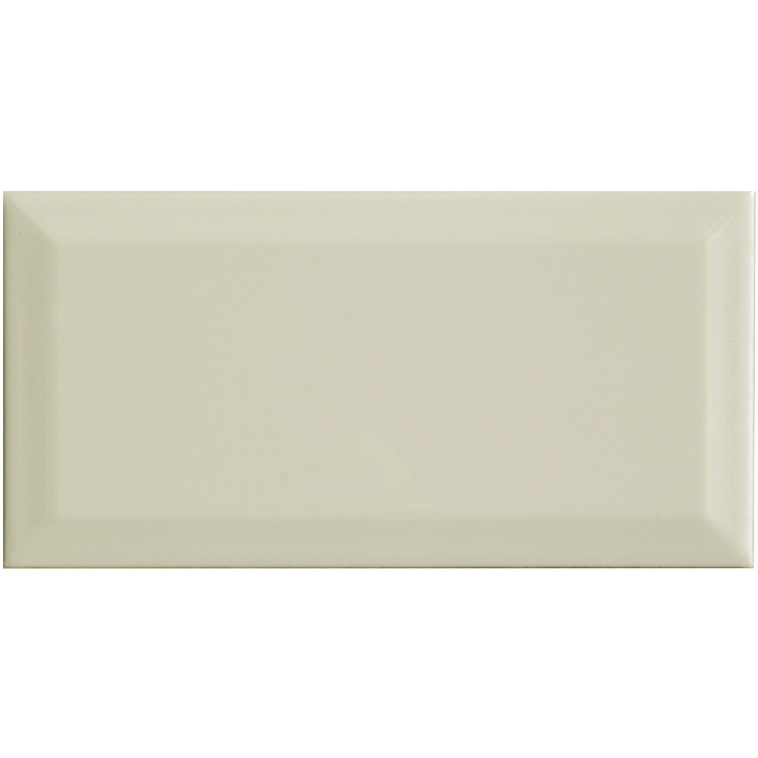 Wandfliese Facette Metro Creme glänzend glasiert 10 cm x 20 cm günstig online kaufen