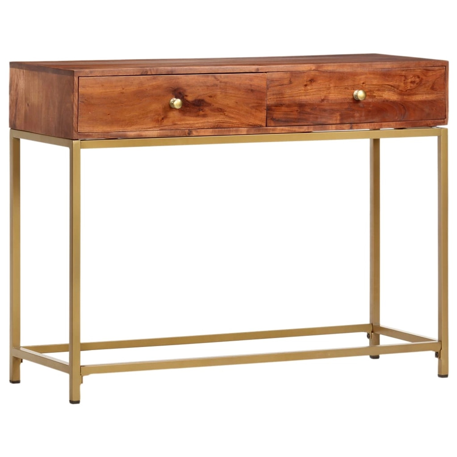 vidaXL Konsolentisch 100×35×76 cm Massivholz Akazie 286175 günstig online kaufen