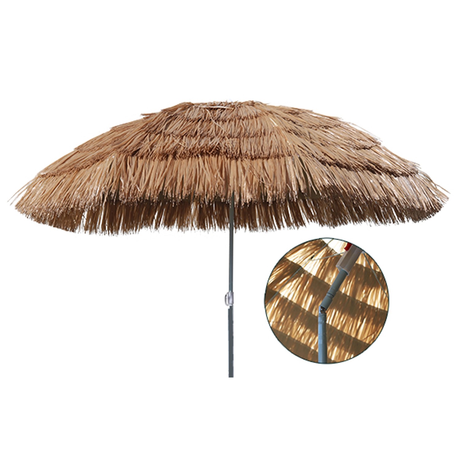 MOJAWO Hawaii Strandschirm Sonnenschirm Strand Schirm Gartenschirm Bastschi günstig online kaufen