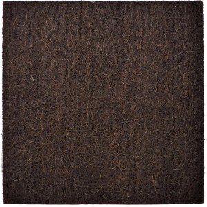 Braune Kokosfaser Rückwand, 40x40 cm, für Terrarien. Natürliche Kletterwand und Dekoration.