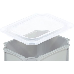 Eurobox Einsatzkasten 1/8 transparent für 60x40 cm Box zur Unterteilung, Aufbewahrungsbox.