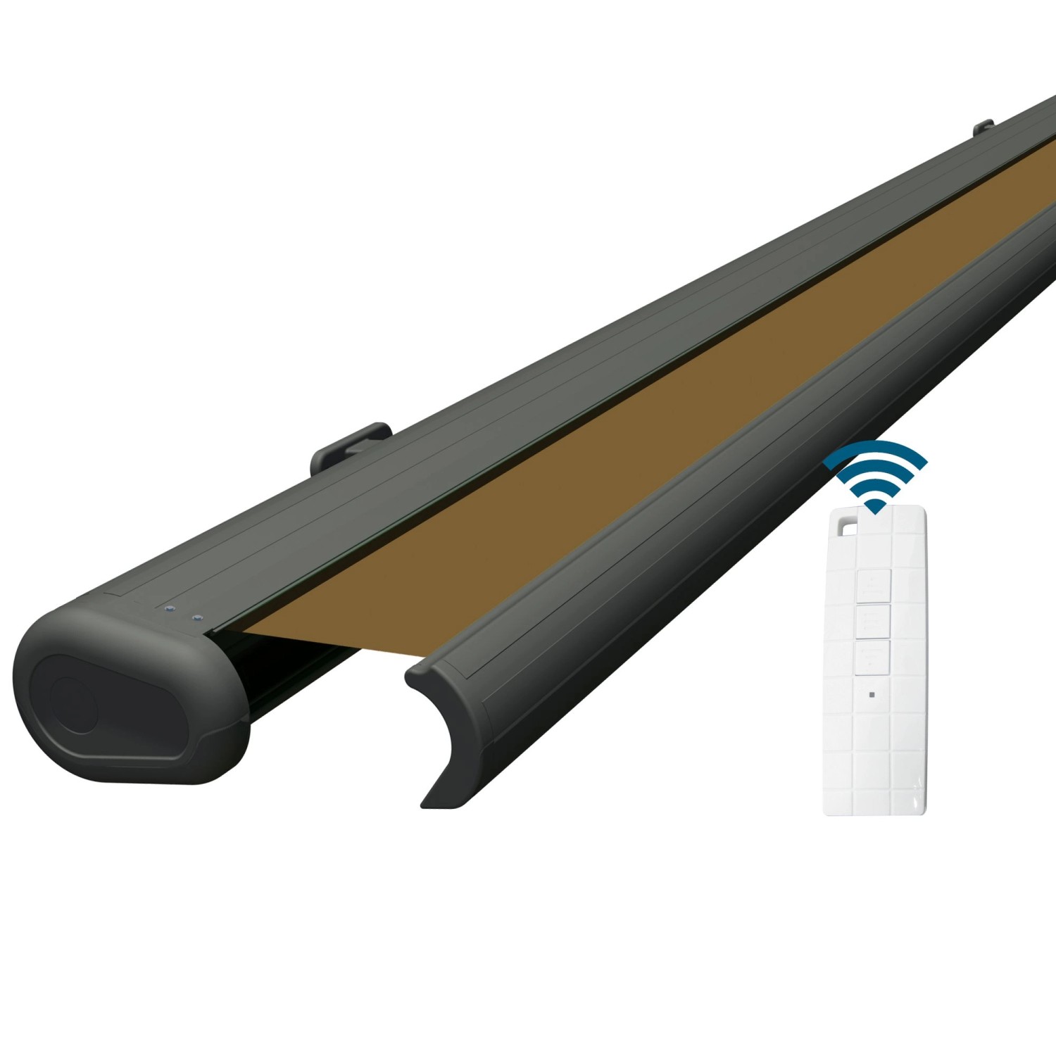 Eclipse Markise Elektrische Kassettenmarkise Gelenkarm Vollkassettenmarkise günstig online kaufen