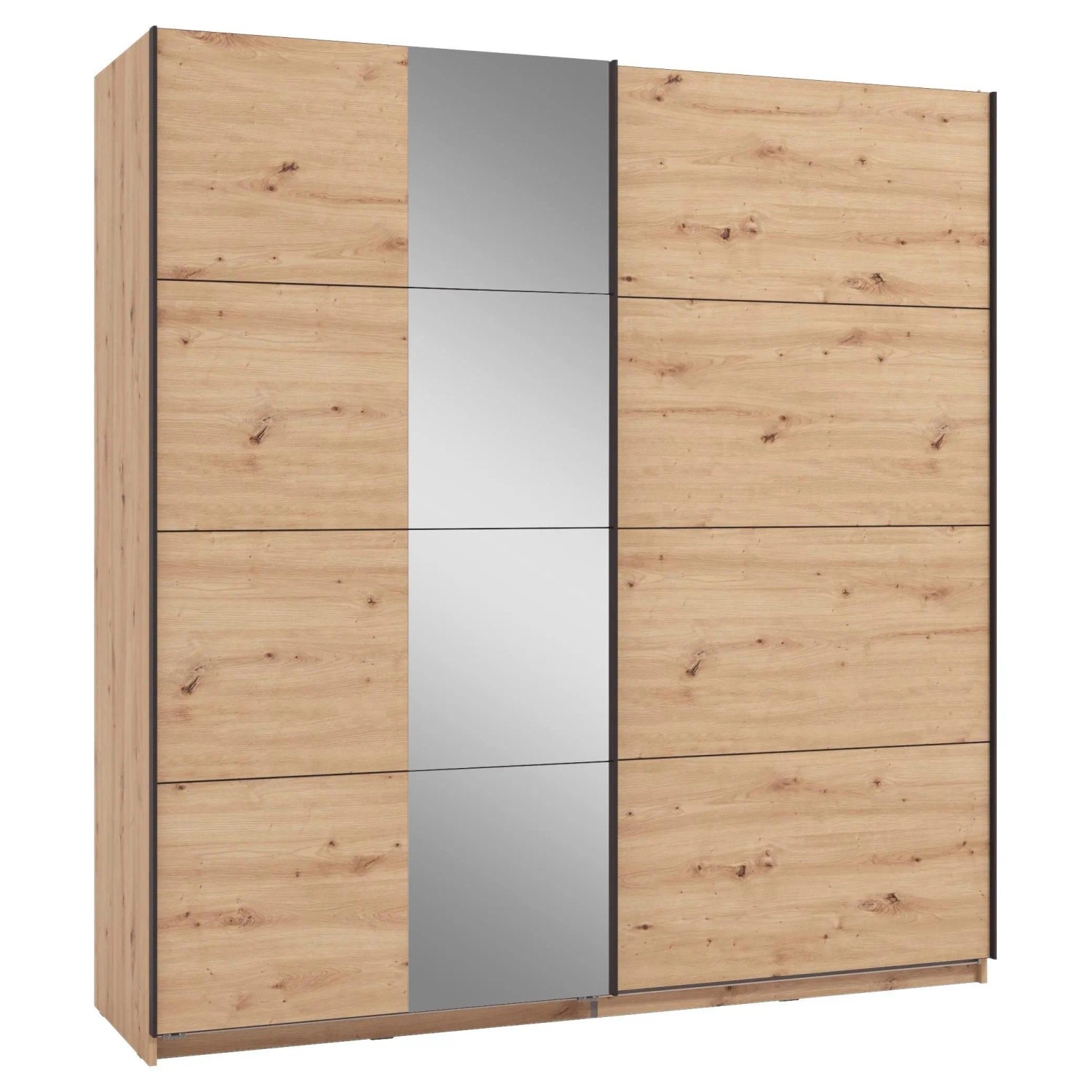 Mömax Schwebetürenschrank Gard 200 in Eiche Artisan