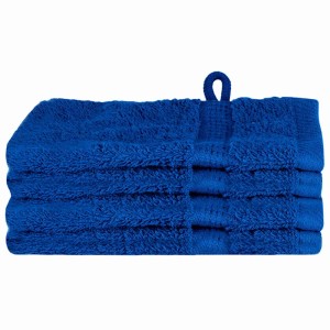 vidaXL Waschlappen SOLUND Blau Baumwolle 137177