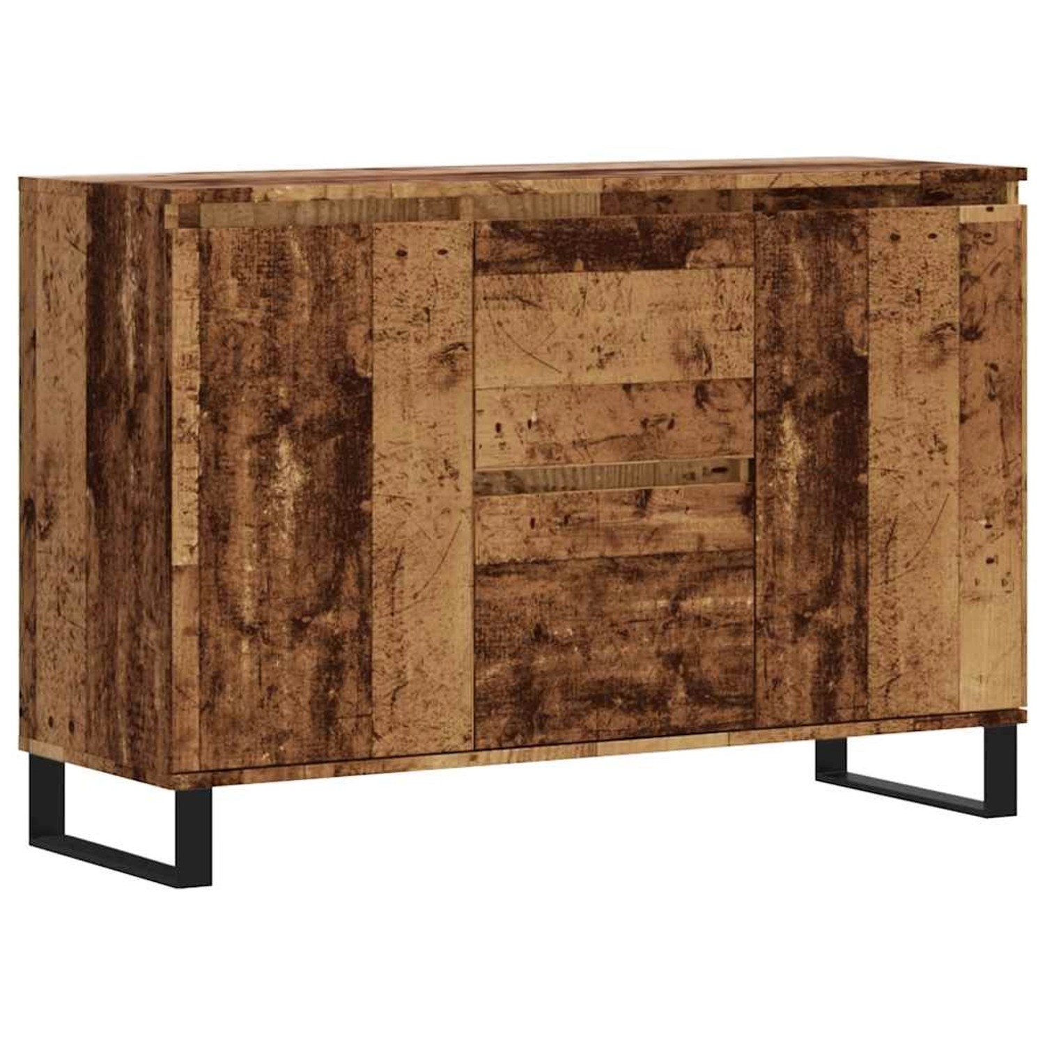 vidaXL Sideboard Altholz-Optik 101,5x35x70 cm Holzwerkstoff 857268 günstig online kaufen