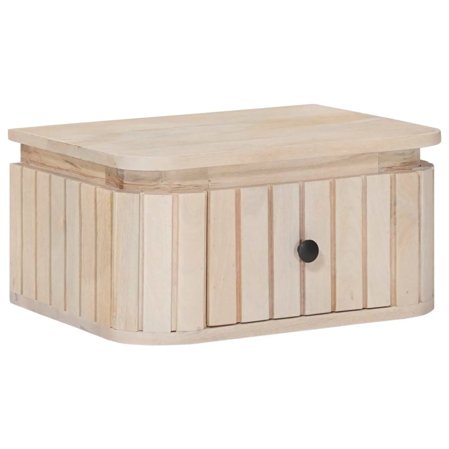 vidaXL Handgefertigter Nachttisch Weiß 40 x 30 x 20 cm 42020109
