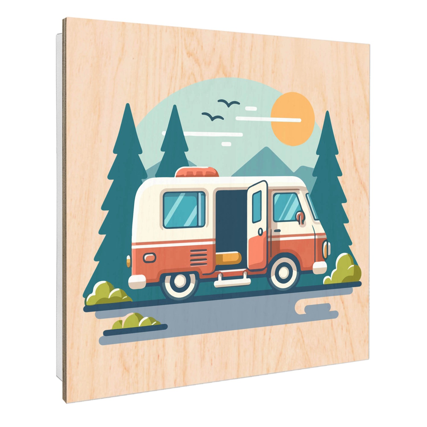 Banjado Großer Schlüsselbox Holz 30x30cm Weiß Scharnier Rechts 50 Haken Sch günstig online kaufen