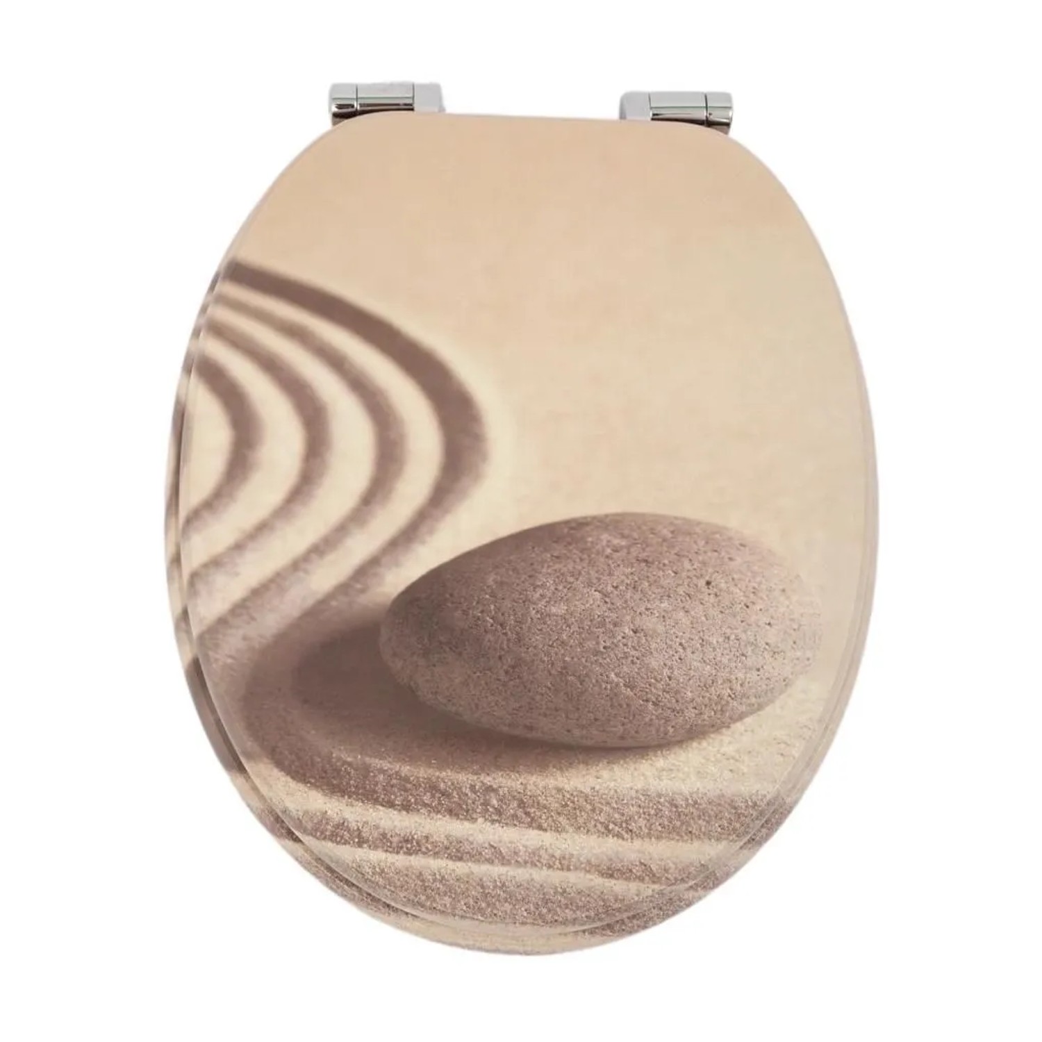 Sinobath WC-Sitz mit Absenk-Automatik Stein im Sand