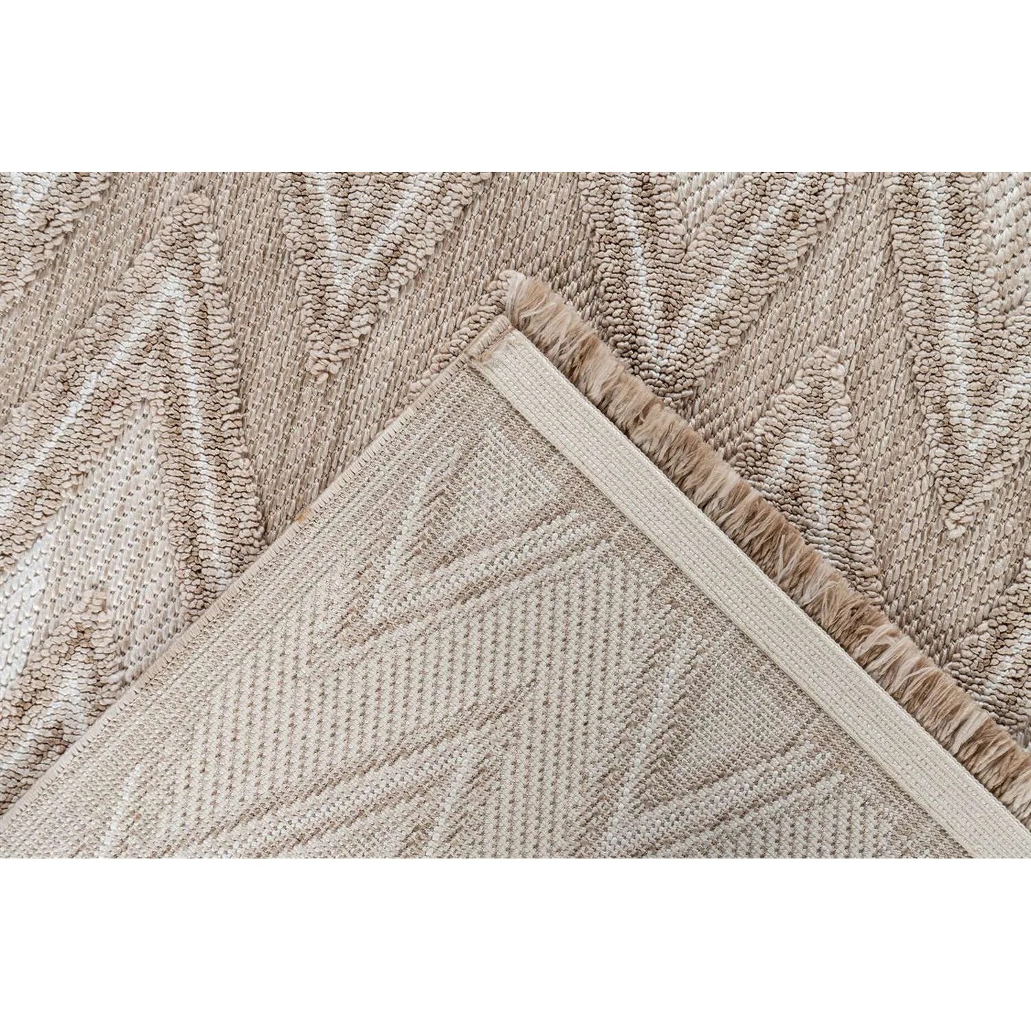 MeGusta Beiger Teppich Carmen Kurzflor Modern 120 x 170 cm kaufen bei OBI