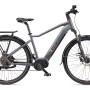 Graues Telefunken SUV E-Bike 29 Zoll mit Mittelmotor und Gepäckträger.