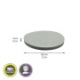 Wagner Softpads-Set, 4 graue Möbelgleiter Ø 50 mm, selbstklebend für Oberflächenschutz.