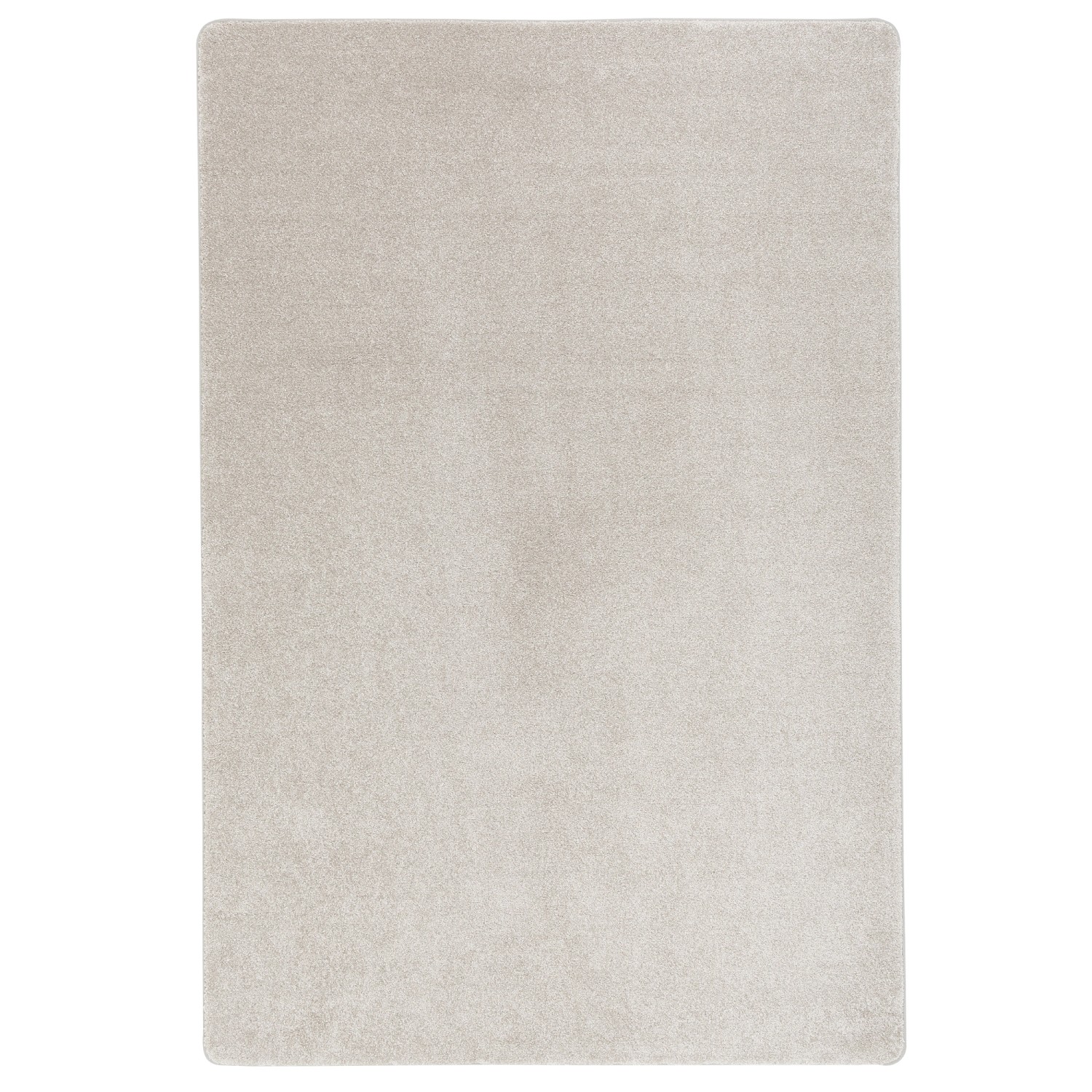 Silbergrauer Hochflor Teppich (80x160cm) der Marke Snapstyle. Luxuriöser Velours Teppich für Wohnräume.