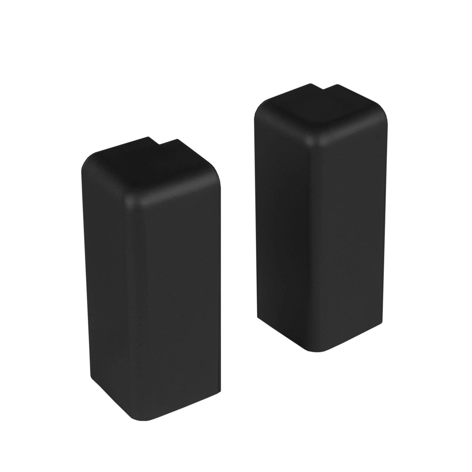 Kosche Außenecken für Kosche Sockelleiste 16 mm x 58 mm Schwarz