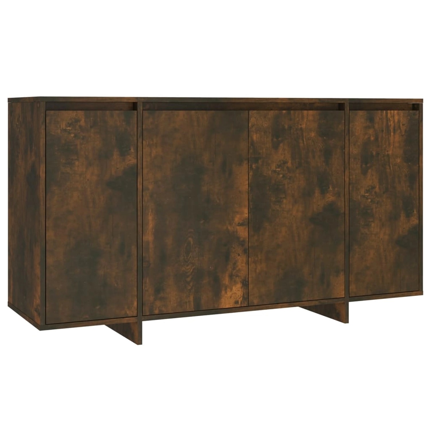 vidaXL Sideboard Räuchereiche 135x41x75 cm Holzwerkstoff 813056