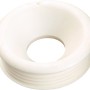 Weißer Spülrohrverbinder aus Gummi, Ø 28-32 mm x Ø 55 mm, für WC-Spülrohre.