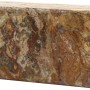 Naturbaustein Crystal Collection Nature Touch Rain Forest Brown für Glasbaustein-Wände.