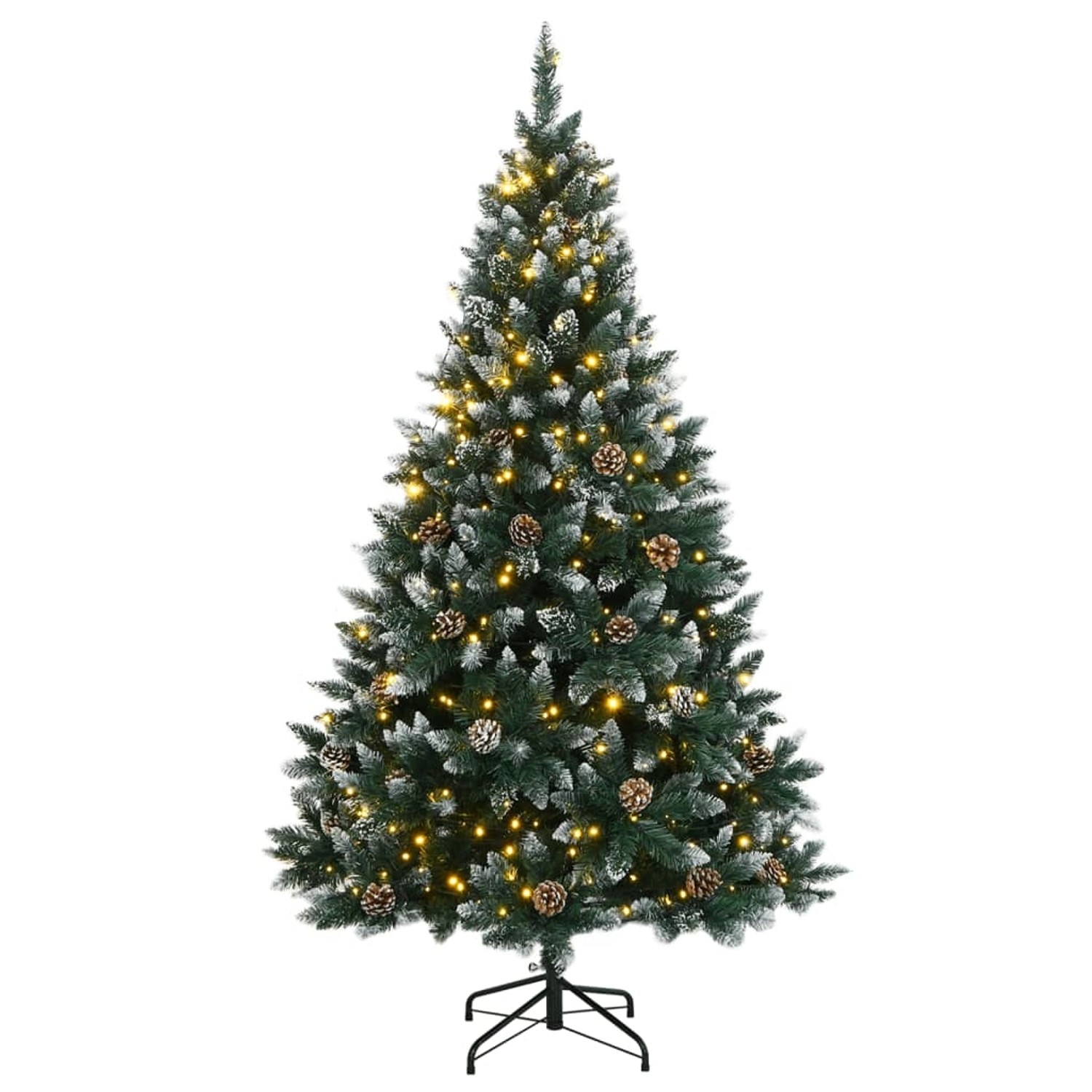 vidaXL Künstlicher Weihnachtsbaum 300 LEDs 180 cm 3315775