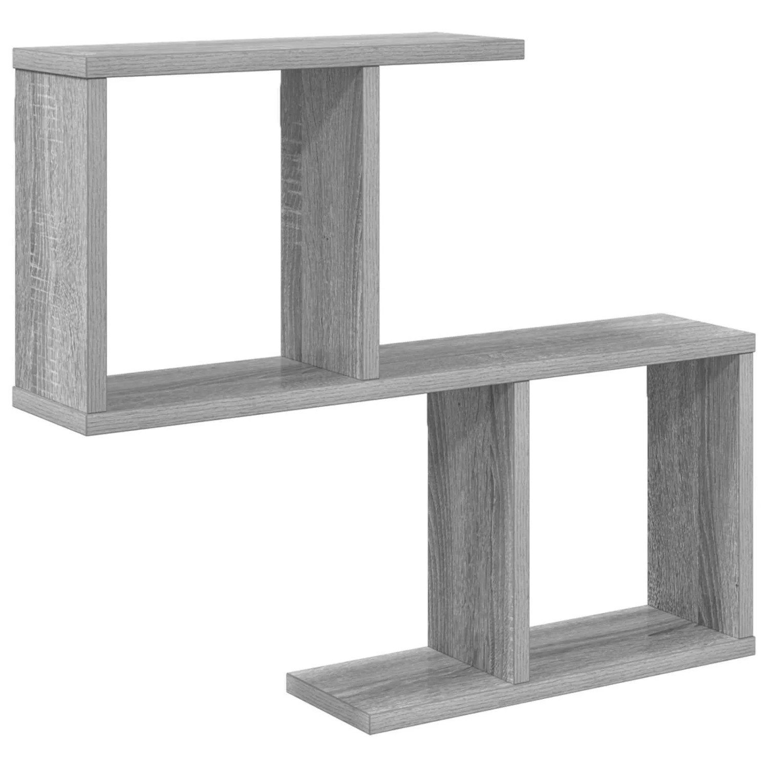vidaXL Wandregal Sonoma-Grau 60 x 12 x 50,5 cm Holzwerkstoff 8012265