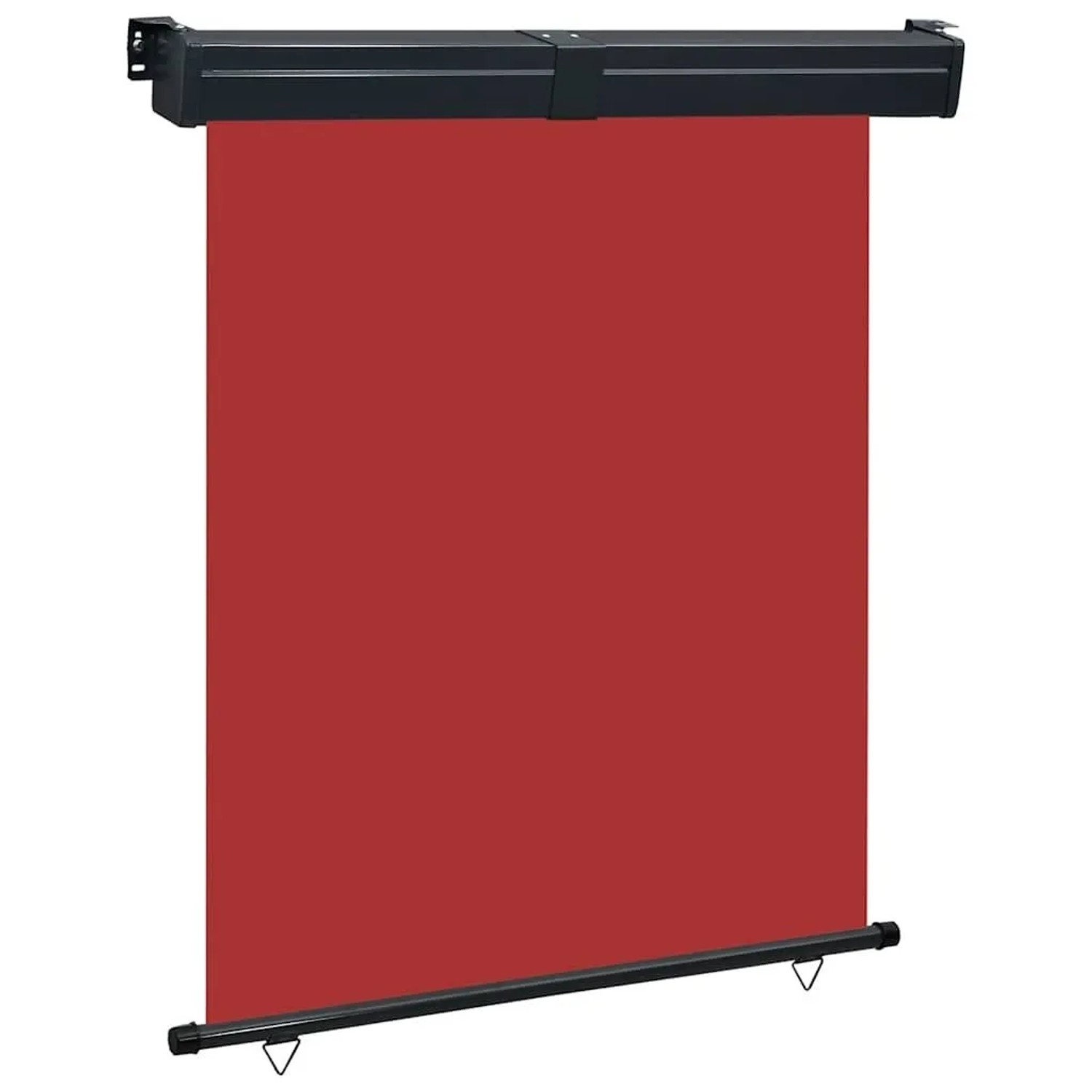 vidaXL Balkon-Seitenmarkise 145x250 cm Rot 48427