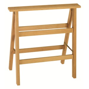 Klappbarer Arbeitsbock aus Buche, 78x80 cm, ideal für Werkstatt und Hobby.