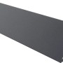 Rasenkante Easy Anthrazit, Stahlblech, 96x18cm, zur Gartengestaltung und Rasenbegrenzung.