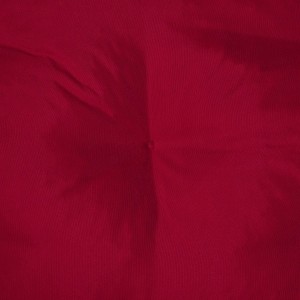 Rotes Beautissu Flair BK Bankpolster 100x50cm für Gartenbänke und Hollywoodschaukeln.