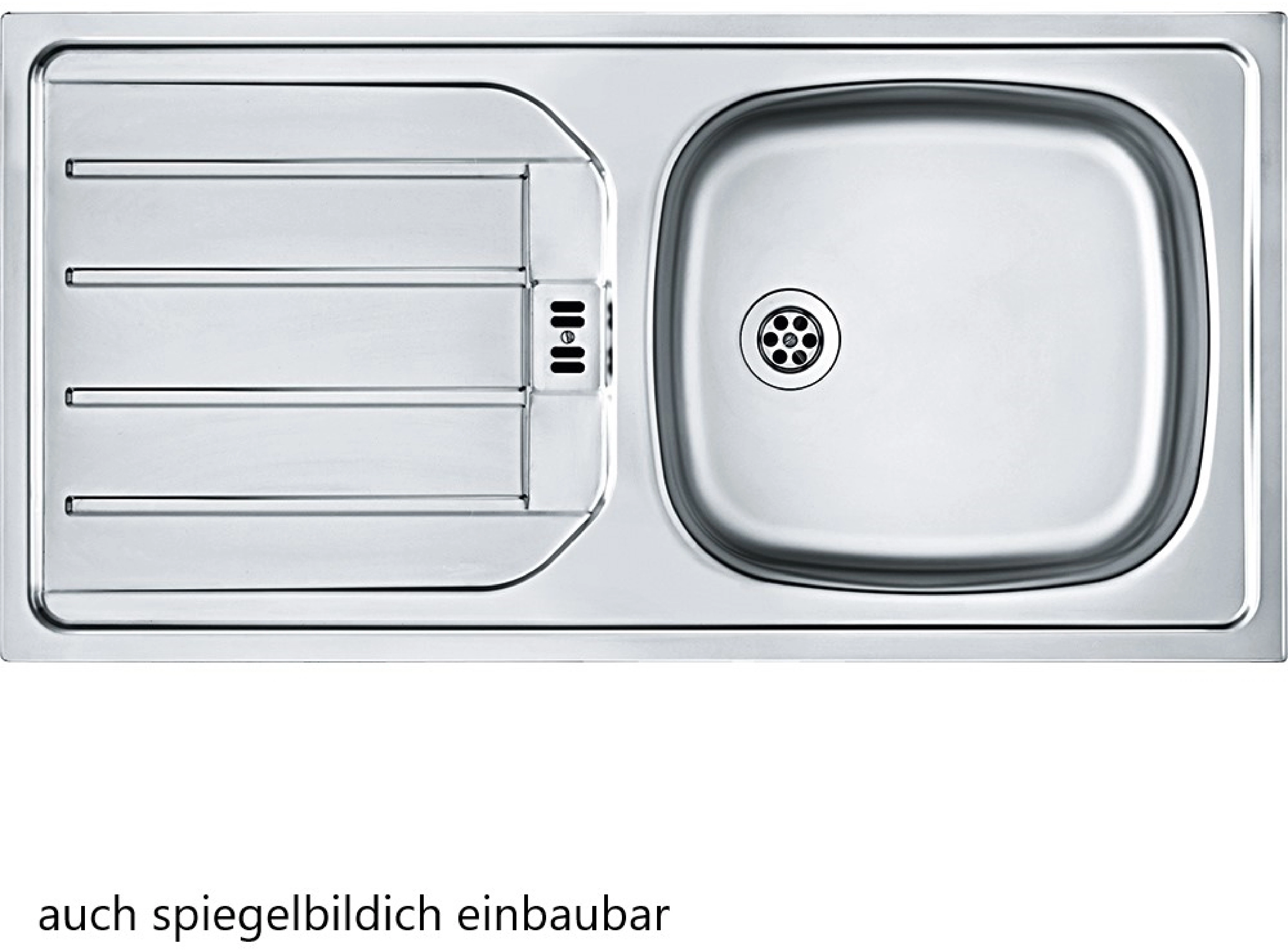 Held Möbel Spülenschrank Sorrento B100 x H85 x T60 cm 2 Türen Wotaneiche  kaufen bei OBI | Spülenschränke