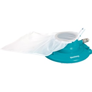 Bestway Poolsauger mit Netzbeutel und Bürsten für Teleskopstange.