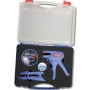 WEICON Profi-Crimp Set im Koffer: Zangen, Abisolierzange und Aderendhülsen für Vercrimpungen.