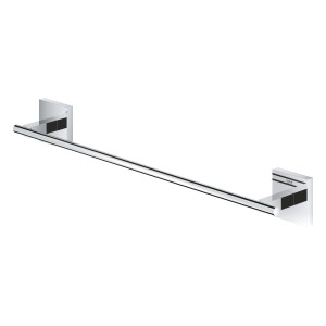 Grohe QuickFix Handtuchhalter Start Cube, Chrom, 450 mm. Badetuchhalter zur Wandmontage.