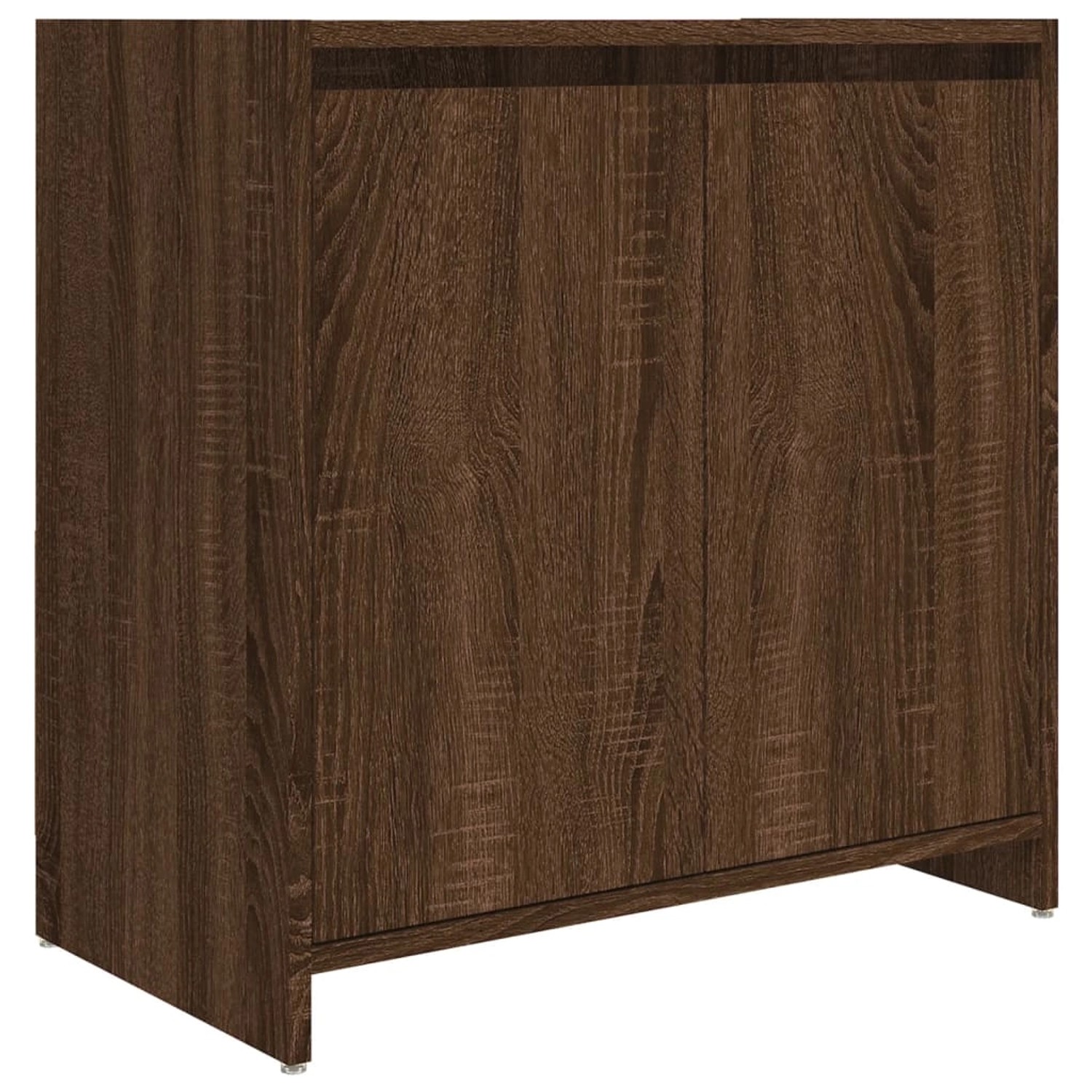 vidaXL Badschrank Braun Eichen-Optik 60x33x61 cm Holzwerkstoff