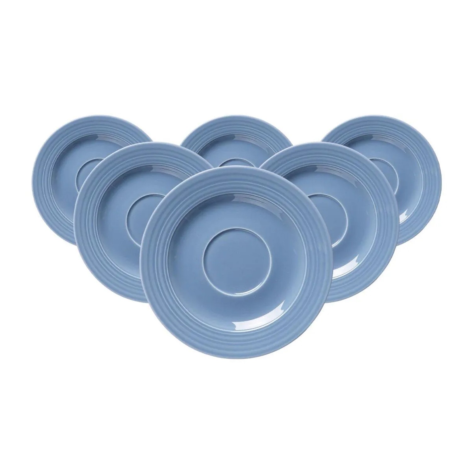 Ritzenhoff & Breker Levi Kaffeeuntertasse 15,5 cm 6er Set Blau