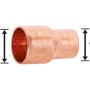 Löt-Absatznippel aus Kupfer, 22 mm auf 15 mm für dauerhafte Rohrverbindungen.