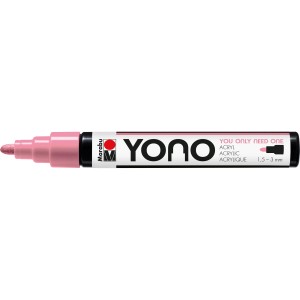 Marabu Yono Marker, 1,5-3 mm, Rosa. Acrylmarker für Künstlerbedarf.