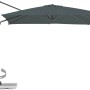 Schneider Rhodos Junior Ampelschirm, 270x270 cm, anthrazit, mit Kurbel und Neigungsfunktion.