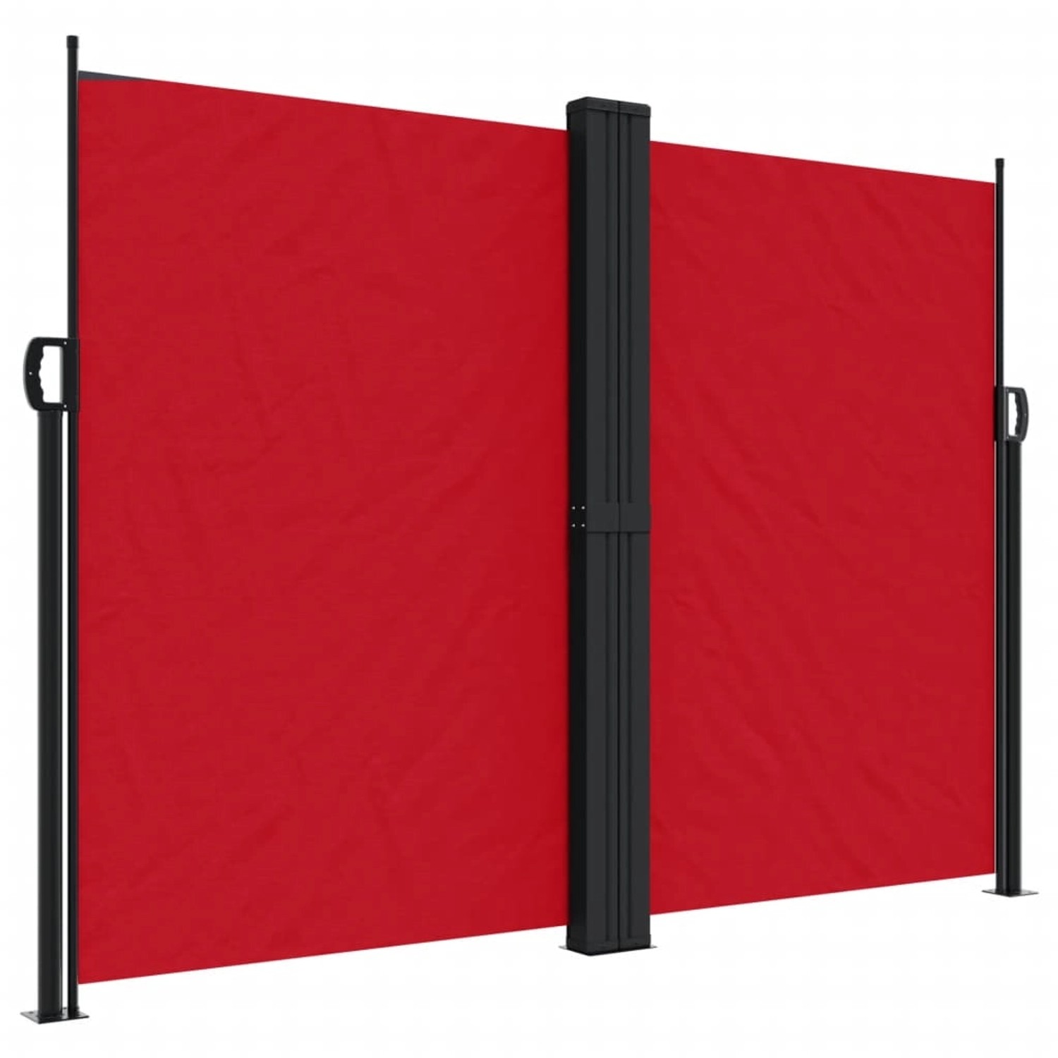 furnicato Seitenmarkise Ausziehbar Rot 180x1200 cm günstig online kaufen