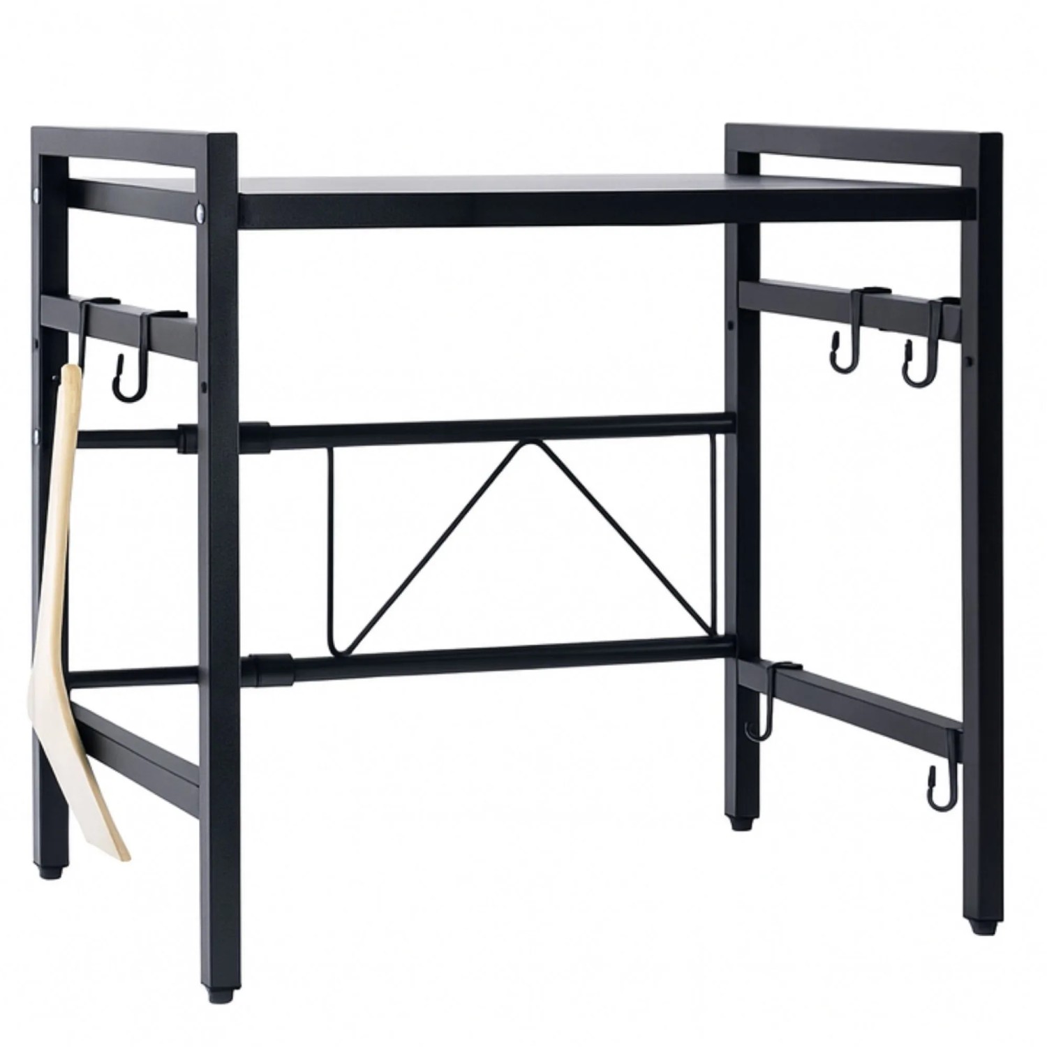 osoltus Küchenregal Verstellbar L 40 60 Cm X T36 Cm X H46 Cm Schwarz