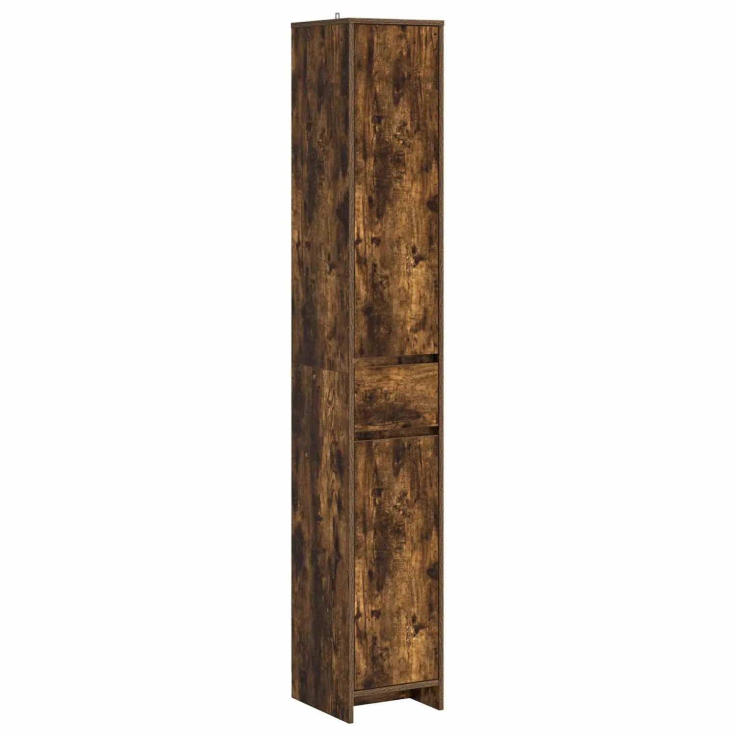 vidaXL Badezimmerschrank Geräucherte Eiche 30 x 33 x 190 cm 890756