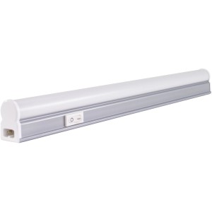 REV Ritter LED-Unterbauleuchte Alpha, 31,2 cm, weiß, mit Schalter. Küchenlampe für Schränke.