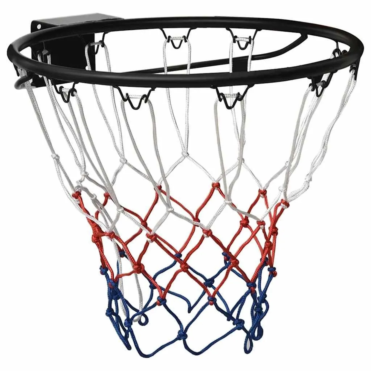 vidaXL Basketballring Schwarz 45 cm Stahl 93659
