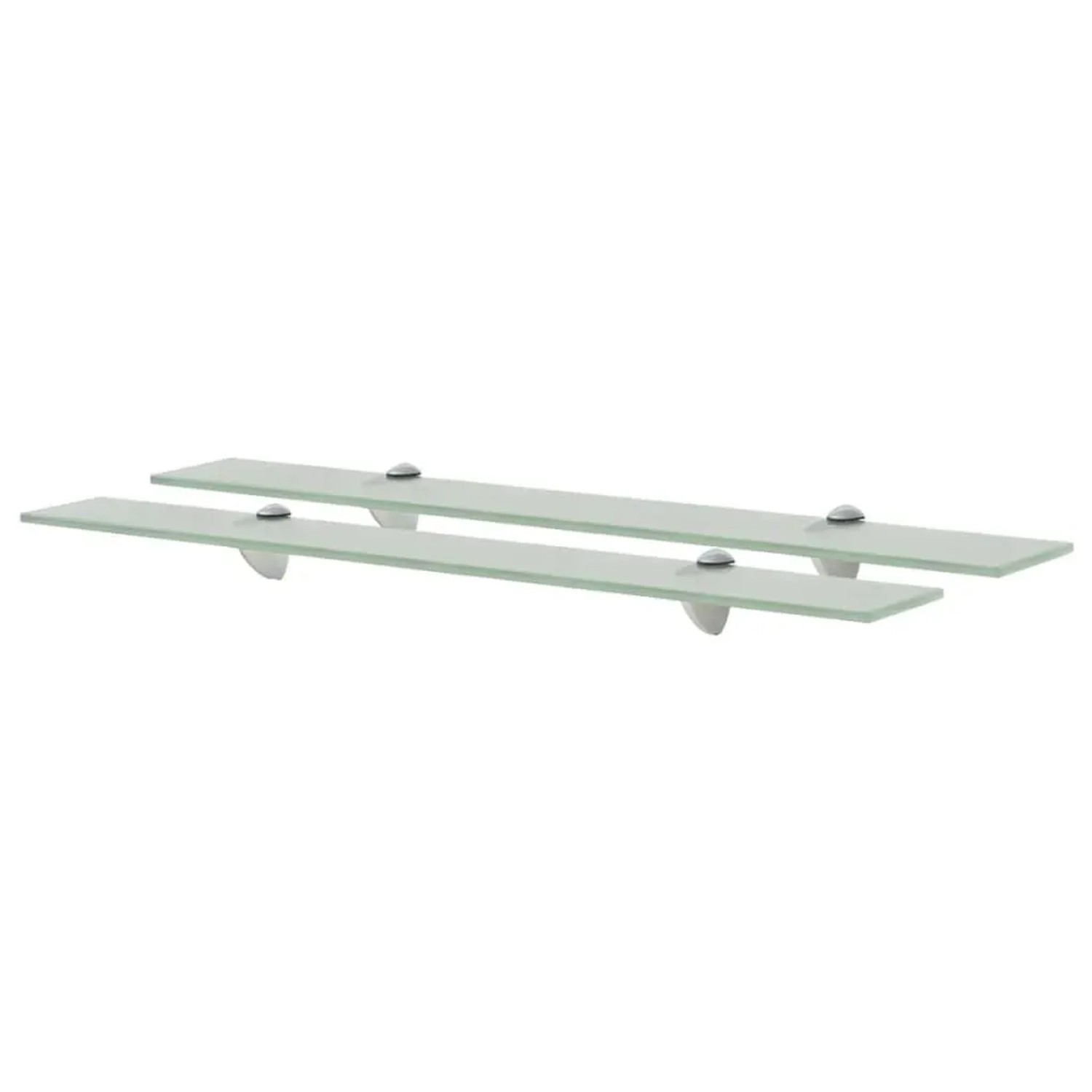vidaXL Schweberegale 2 Stk Glas 70x20 cm 8 mm 3051538