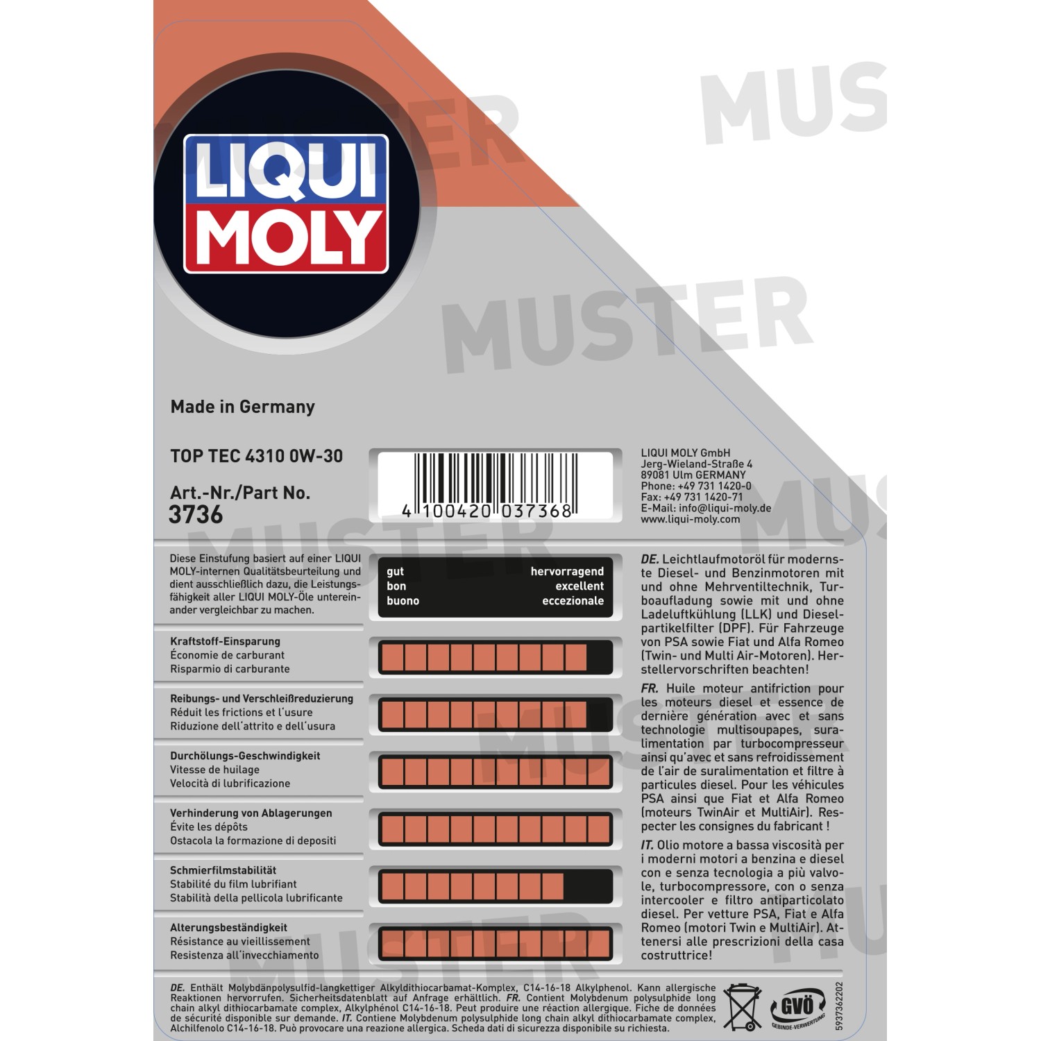 Top Tec 4600 SAE 5W-30 | LIQUI MOLY