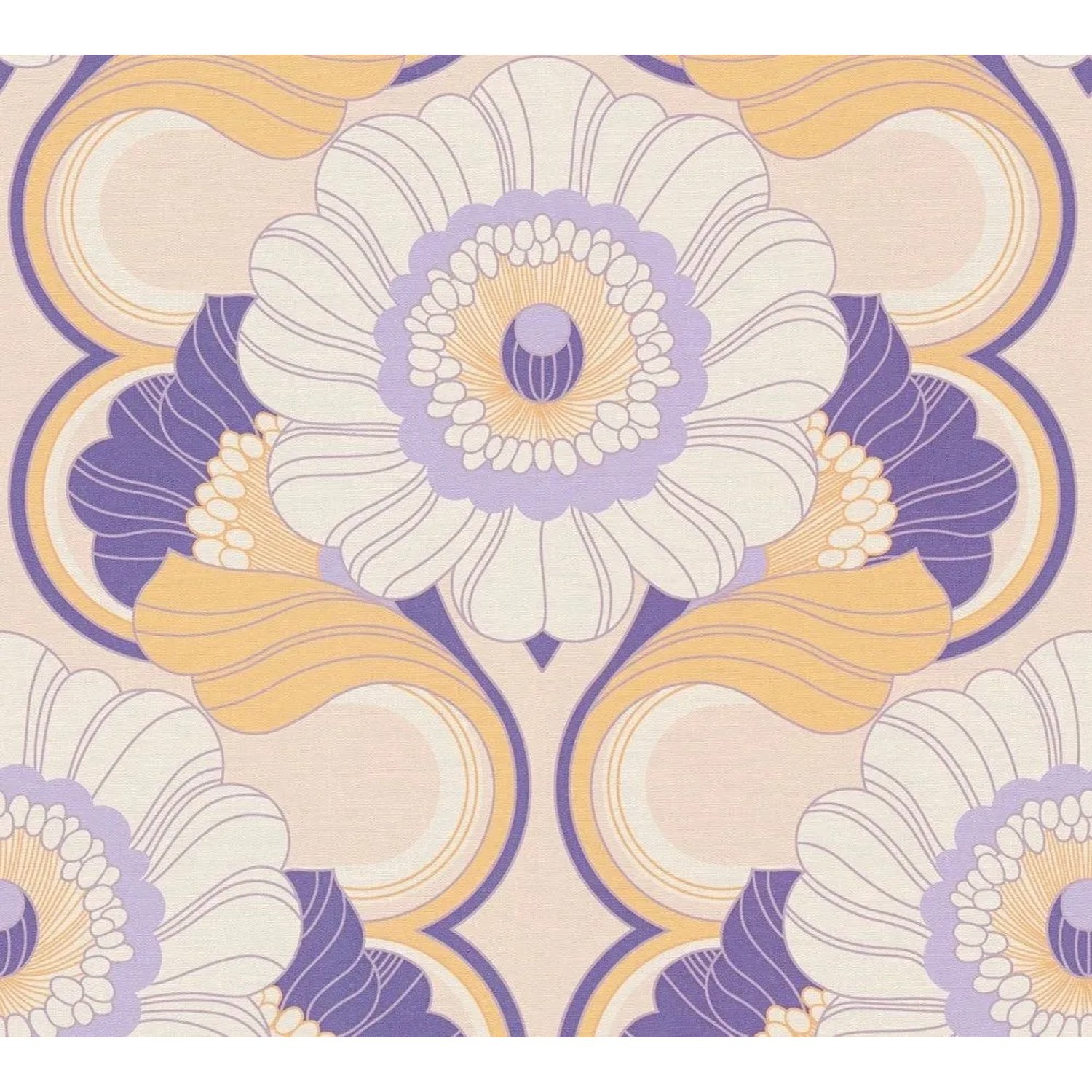 Tadessi Tapete Floral M1-No.10900 Vliestapete in Gelb