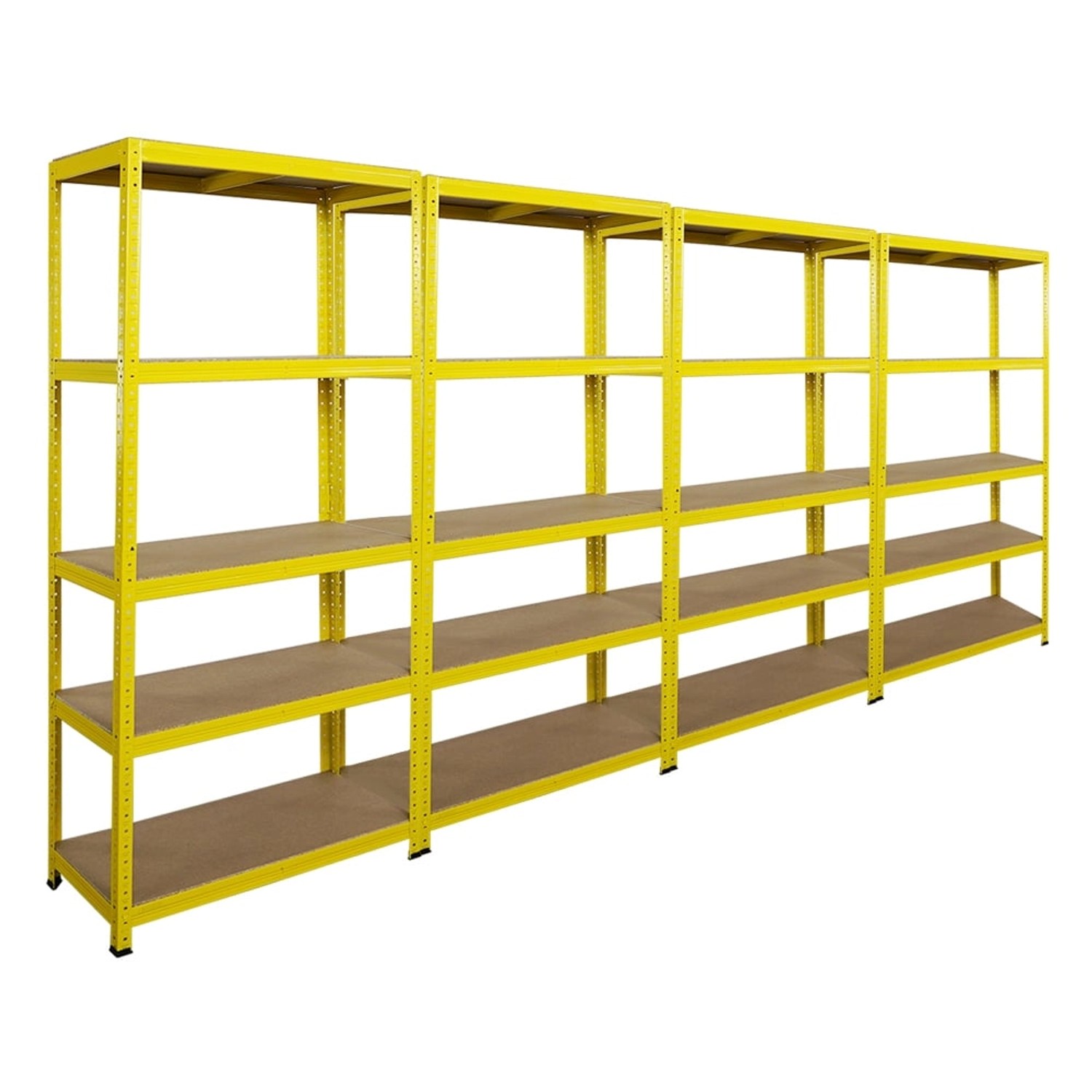 PROREGAL 4er Schwerlastregal YELLOW BEE Set HxBxT 180x90x40cm Fachlast 175k günstig online kaufen